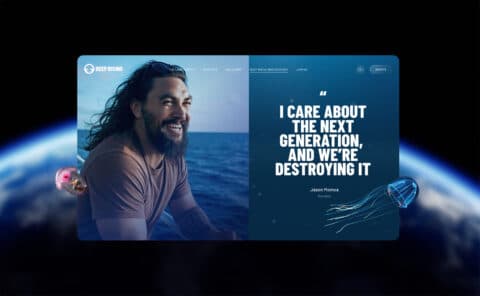 Thumbnail for Jason Momoa’s documentary on The World’s Largest Ocean Dispute gets an innovative Website by Dobre and JTB.